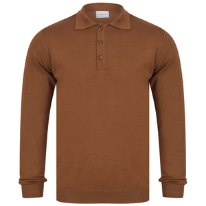 SSEINSE LONG SLEEVE KNIT POLO JUMPER