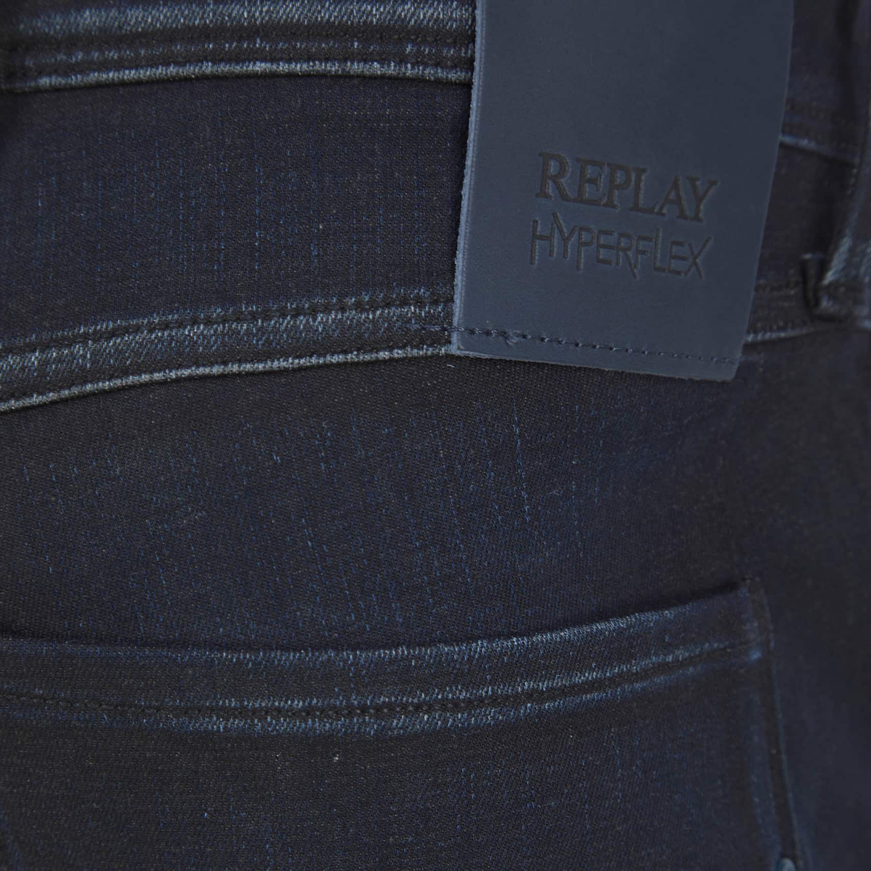 REPLAY HYPERFLEX RE-USED FOREVER BLUE SLIM FIT JEANS