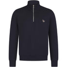 PAUL SMITH ZEBRA ZIP-NECK SWEATSHIRT