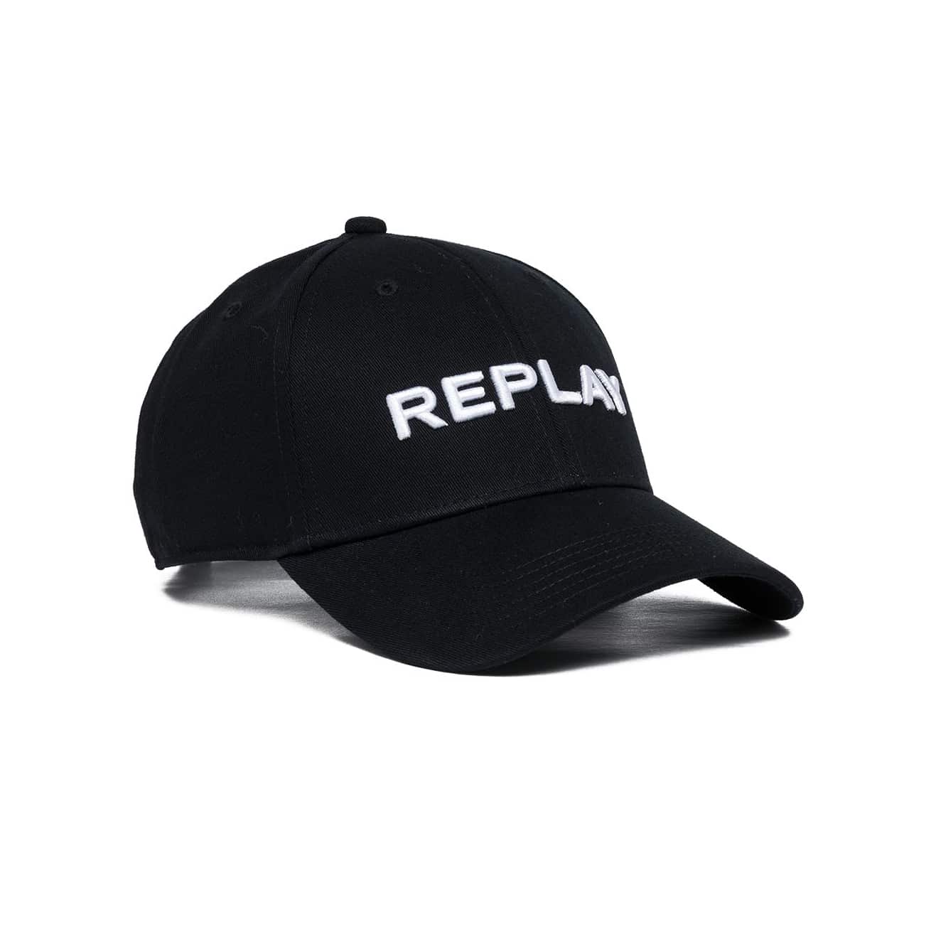 REPLAY COTTON BASEBALL CAP