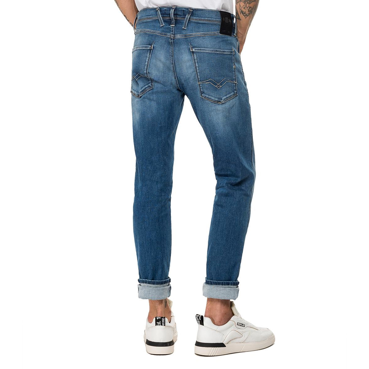 REPLAY HYPERFLEX BIO ANBASS SLIM FIT JEANS