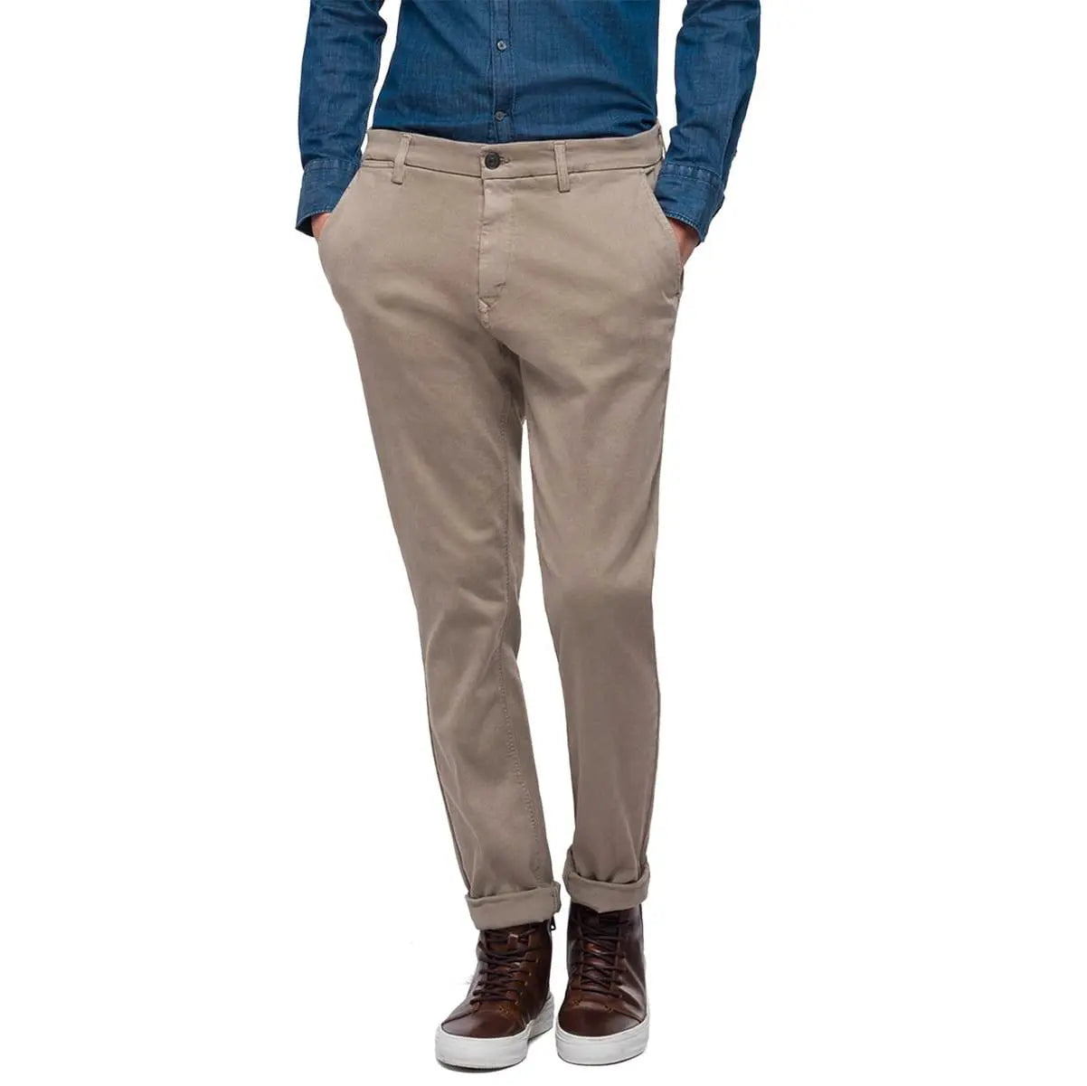 REPLAY HYPERFLEX ZEUMAR COLOR EDITION SLIM FIT CHINOS
