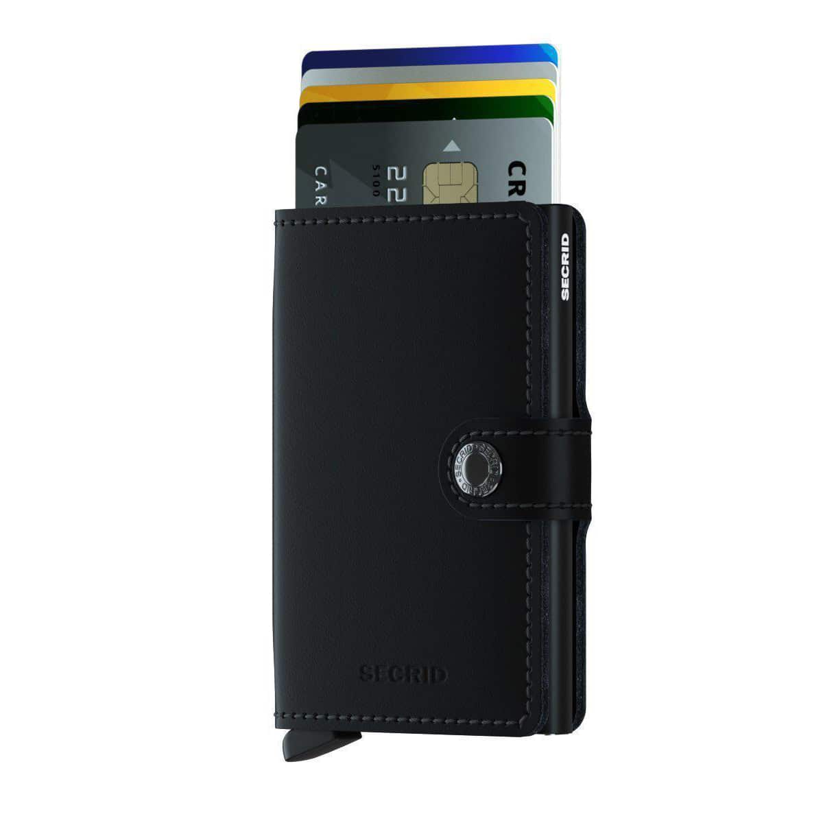 SECRID MATTE MINIWALLET MM-BLACK & YELLOW