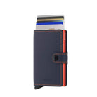 SECRID ORIGINAL MINIWALLET MATTE NIGHTBLUE & ORANGE