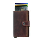 SECRID VINTAGE MINIWALLET MV-CHOCOLATE