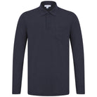 SUNSPEL RIVIERA LONG SLEEVE POLO SHIRT MPOL1031 - Navy (BUAA)