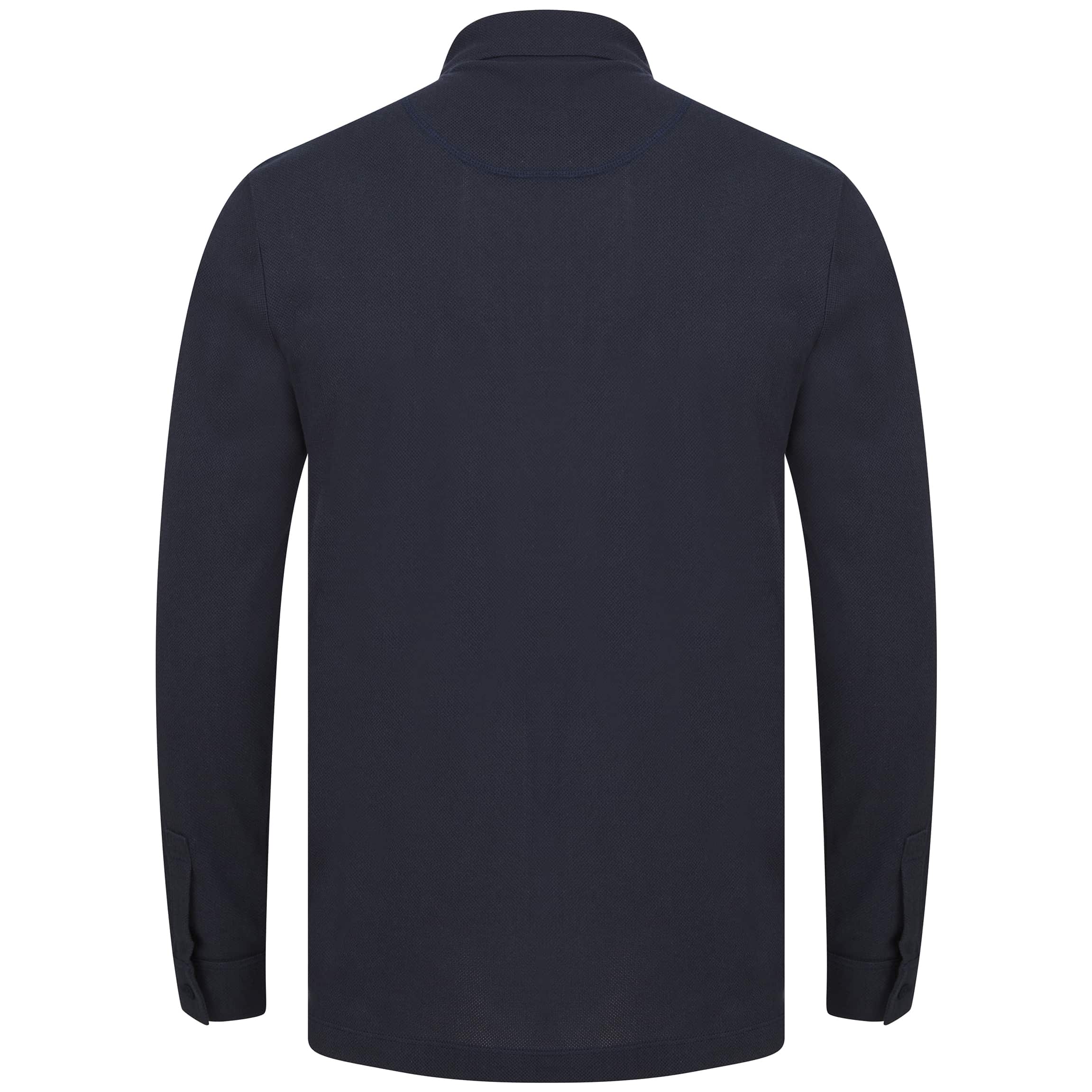 SUNSPEL RIVIERA LONG SLEEVE POLO SHIRT MPOL1031 - Navy (BUAA)