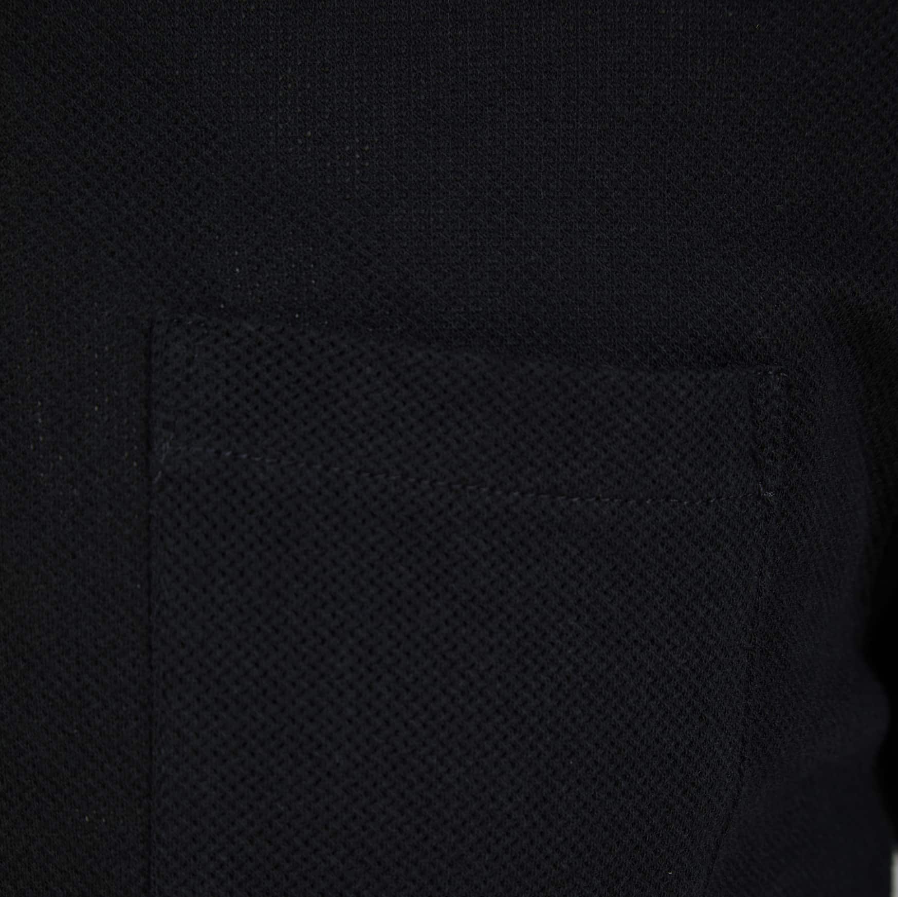 SUNSPEL RIVIERA LONG SLEEVE POLO SHIRT MPOL1031 - Black (BKAA)