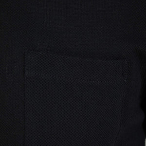 SUNSPEL RIVIERA LONG SLEEVE POLO SHIRT MPOL1031 - Black (BKAA)