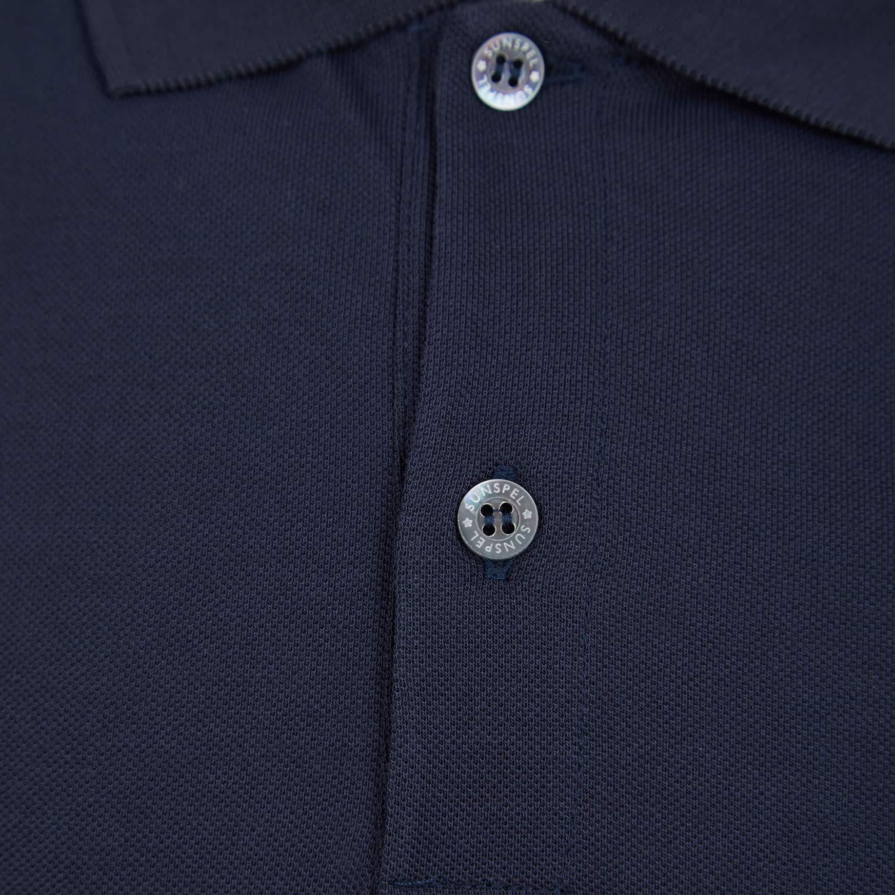 SUNSPEL SHORT SLEEVE PIQUE POLO SHIRT MPOL1028 - Navy (BUAA)